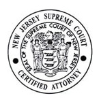 New Jersey Supreme Court Certified Attorney Seal of the supreme court of new jersey